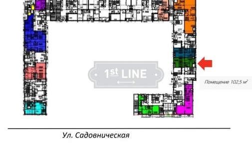 Аренда коммерческой недвижимости по адресу ЦАО, м. Новокузнецкая, ул. Садовническая, дом 57, строение 1, объявление №ТЛЦ1129-a