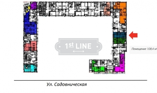 Аренда коммерческой недвижимости по адресу ЦАО, м. Новокузнецкая, ул. Садовническая, дом 57, строение 1, объявление №ТЛЦ1128-a