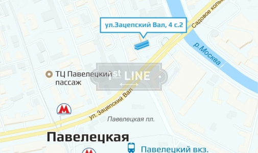 Продажа и аренда коммерческой недвижимости по адресу ЦАО, м. Павелецкая, ул. Зацепский Вал, дом 4 строение 2, объявление №ЭК1782