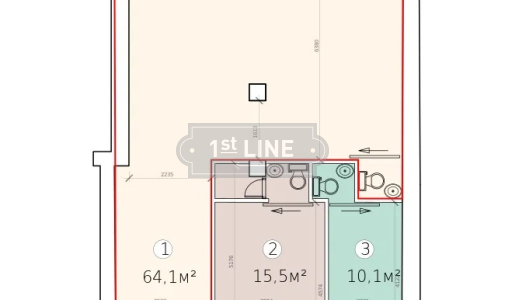 Аренда коммерческой недвижимости по адресу г. Москва, САО, р-н Аэропорт, Ленинградский просп., 62, объявление №РС3169-a
