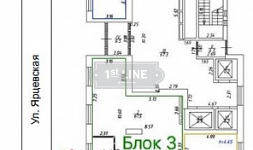 Аренда коммерческой недвижимости по адресу ЗАО,  м. Молодёжная,  ул. Ярцевская, дом 24к1, объявление №СП870-a