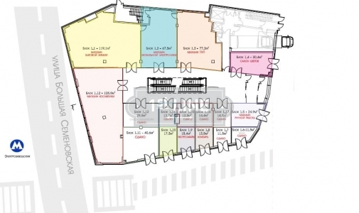 Аренда коммерческой недвижимости по адресу ВАО, м. Электрозаводская, ул. Большая Семёновская, дом 17А, объявление №РС1150-a