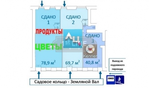 Аренда коммерческой недвижимости по адресу ЦАО,  м. Таганская,  ул. Земляной Вал, дом 54с1, объявление №ЭК306-a