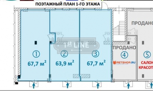 Продажа и аренда коммерческой недвижимости по адресу ЦАО,  м. Фрунзенская,  ул. Комсомольский проспект, дом 19, объявление №ЭК379